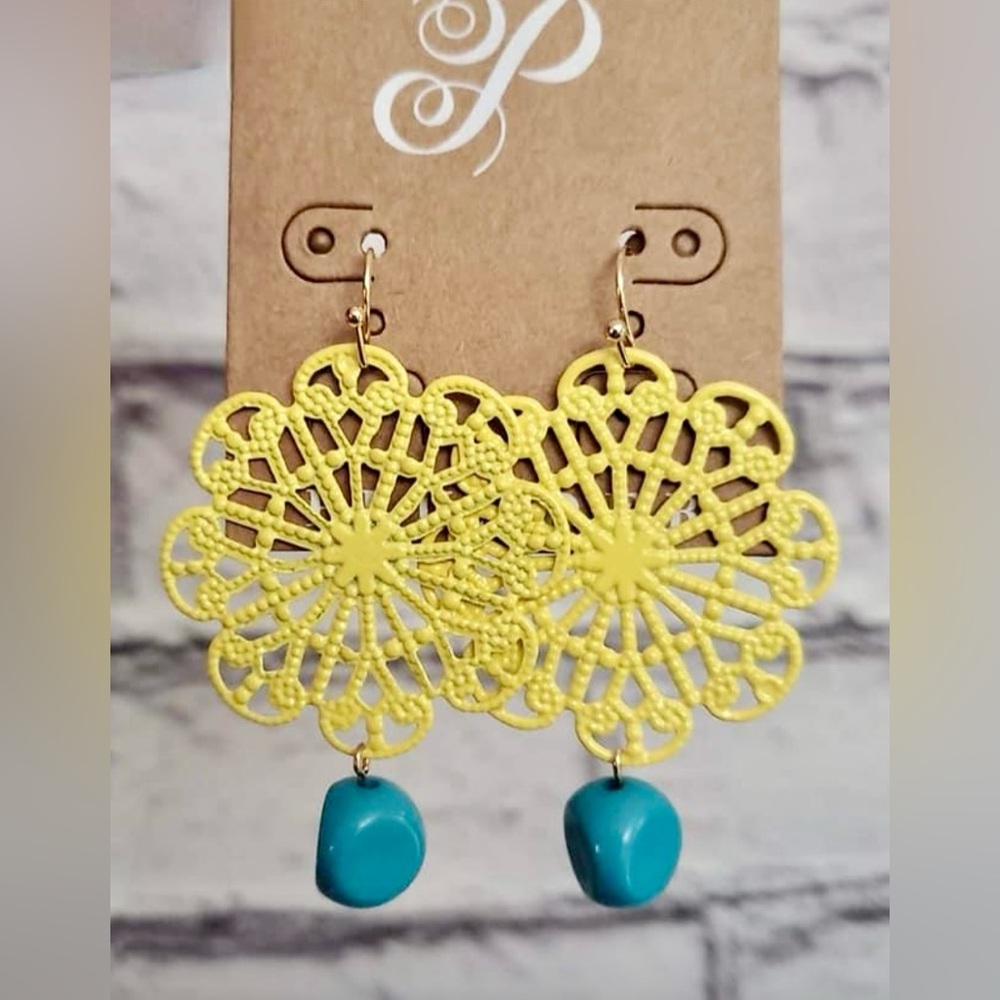 NIB Plunder Taylour Filigree earrings
